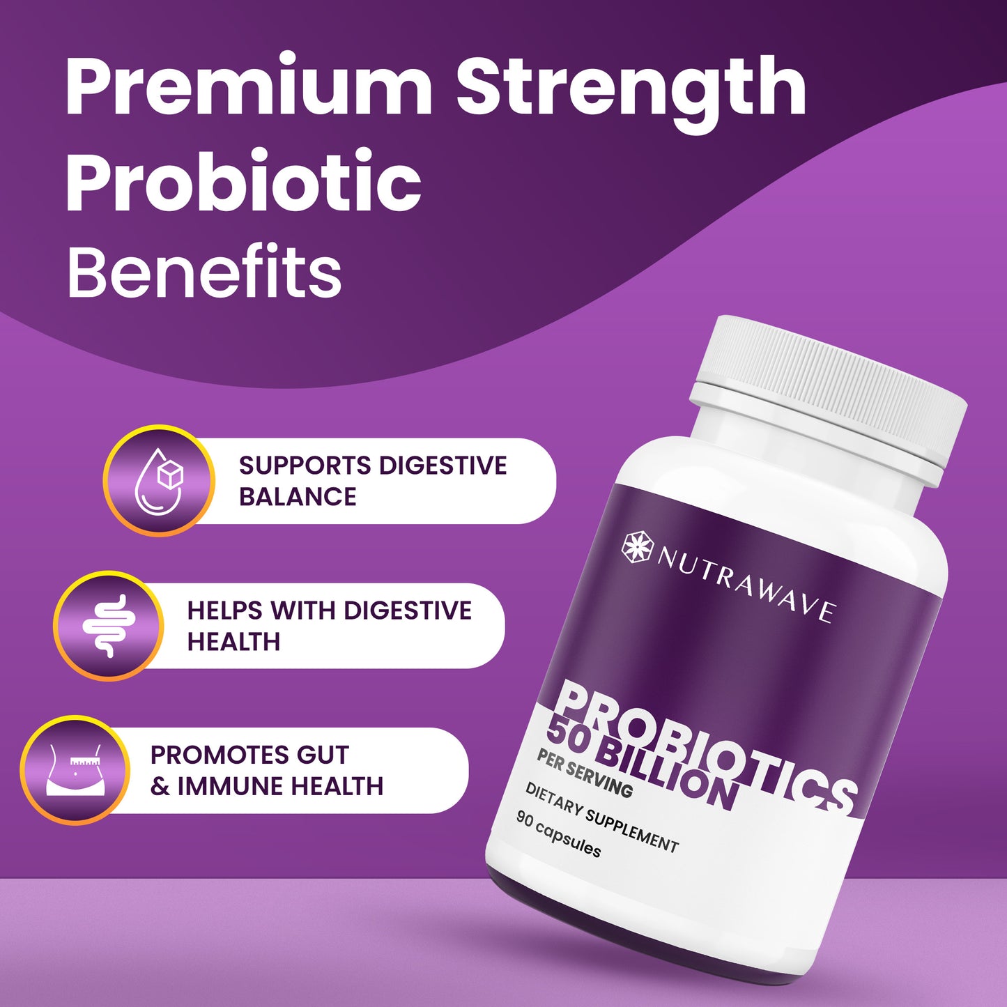 
                  
                    Probiotics 50 Billion (15 Strain) Capsules
                  
                