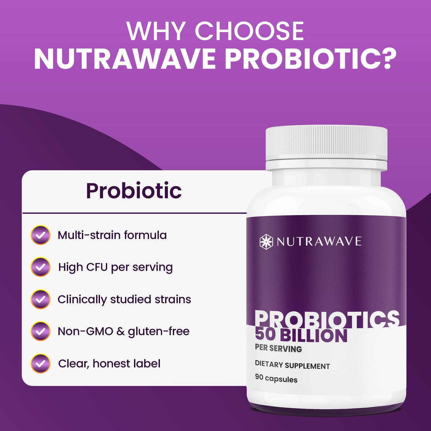
                  
                    Probiotics 50 Billion (15 Strain) Capsules
                  
                
