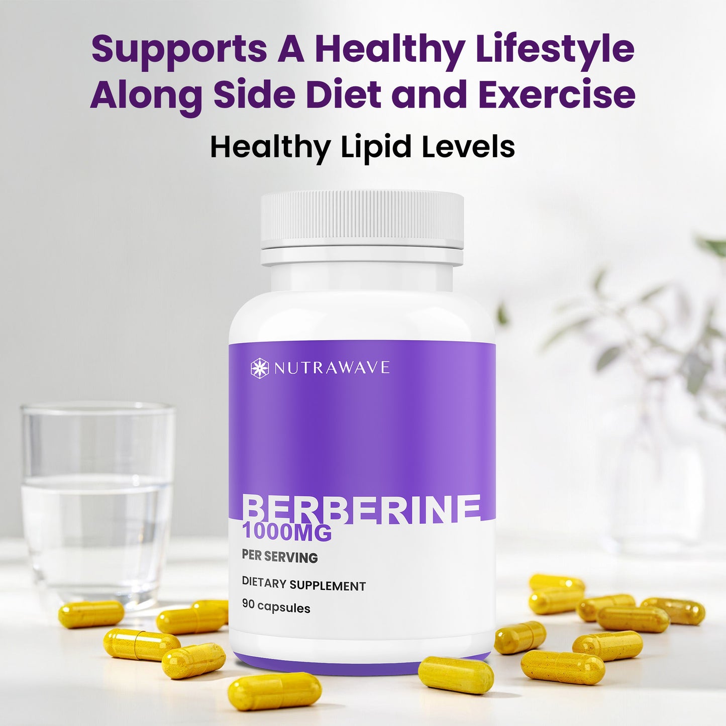 
                  
                    Berberine Capsules - 1000mg (per serving)
                  
                