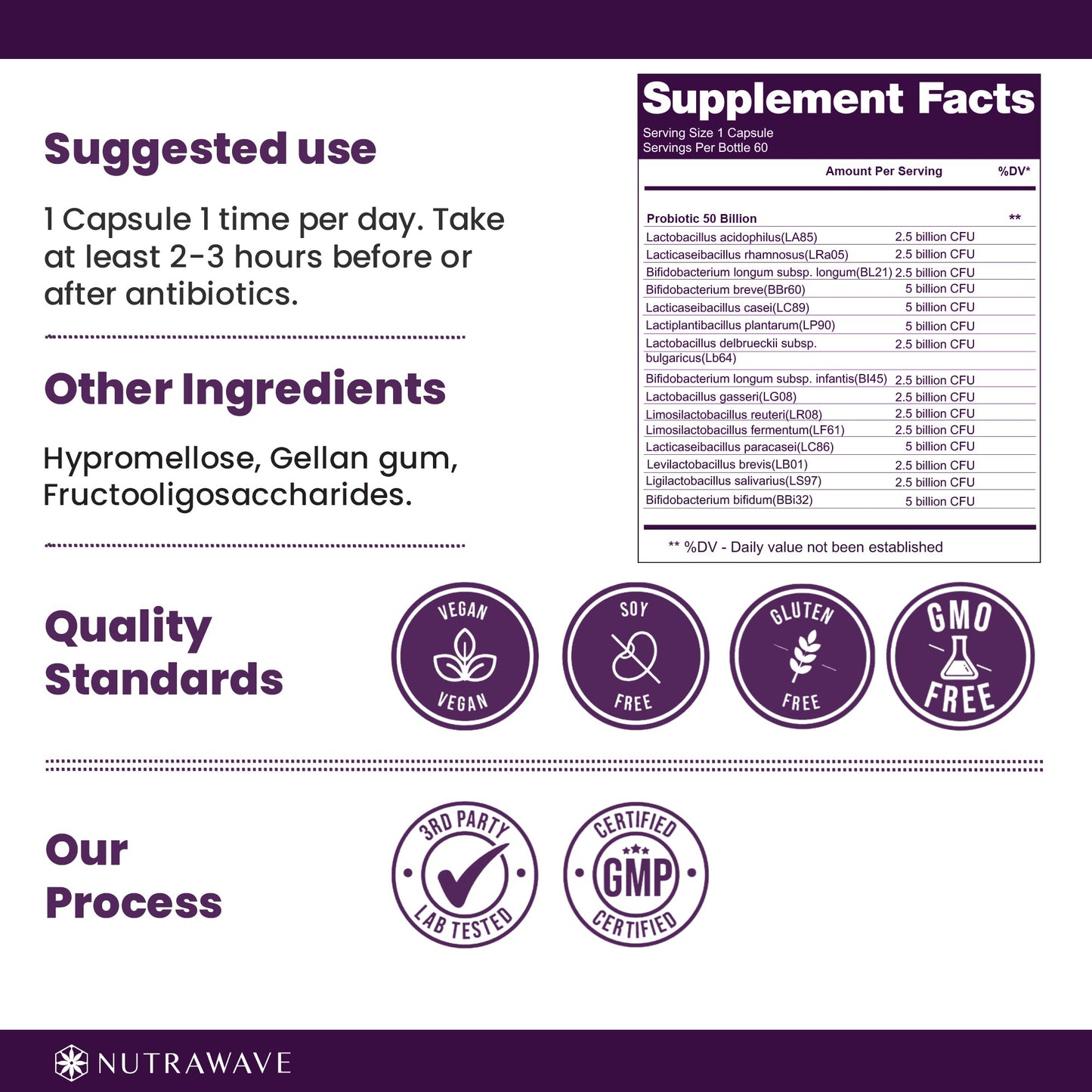 
                  
                    Probiotics 50 Billion (15 Strain) Capsules
                  
                