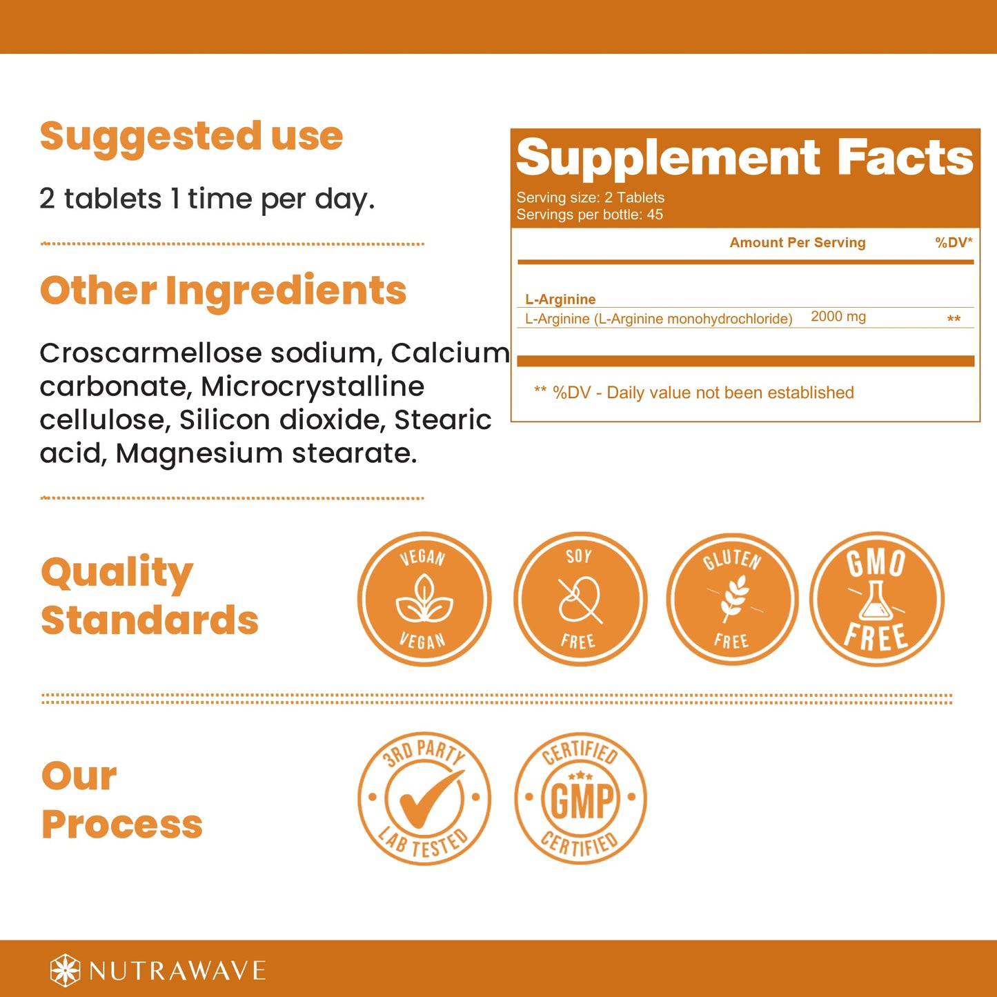 
                  
                    L- Arginine Capsules - 1000mg
                  
                