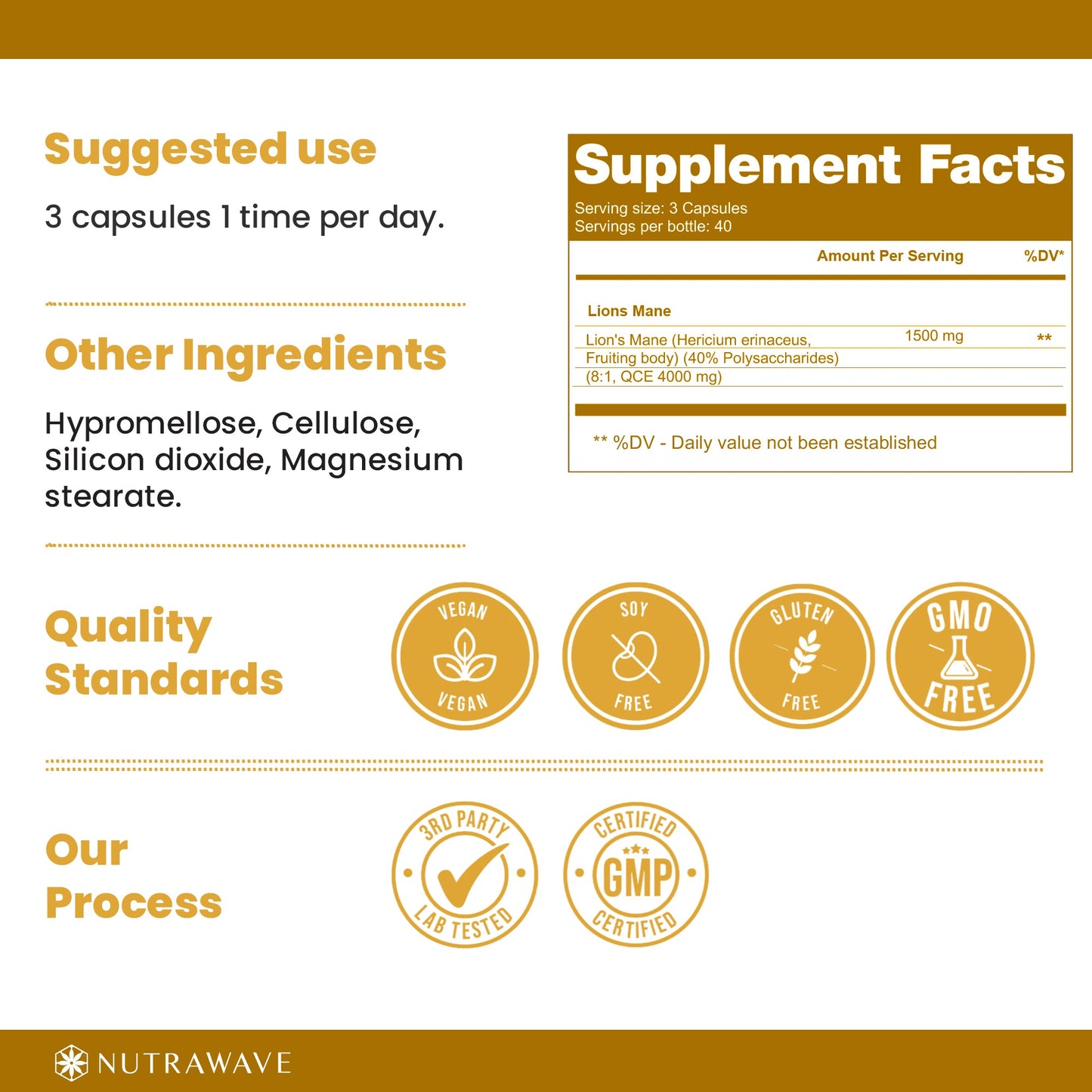 
                  
                    Lions Mane Extract Capsules – 1500mg
                  
                