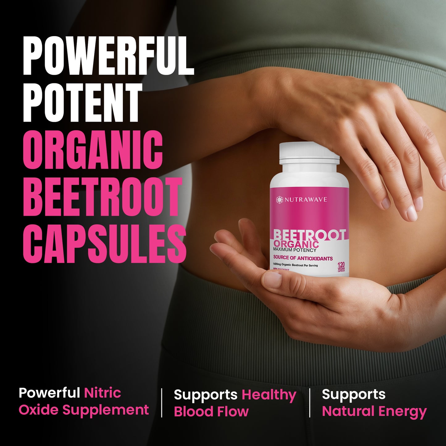 
                  
                    Organic Beetroot Capsules - 1400mg
                  
                