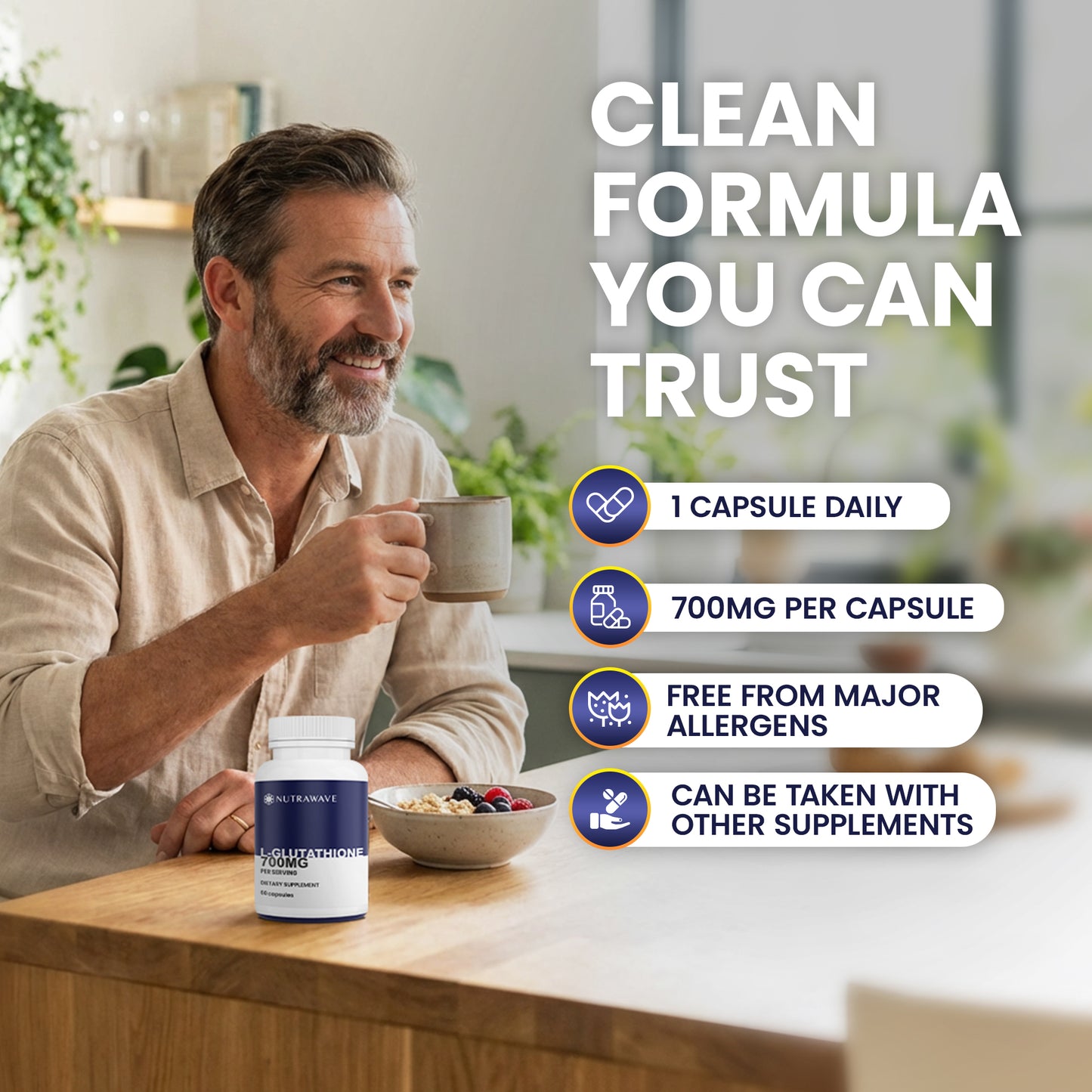 
                  
                    L- Glutathione Capsules - 700mg
                  
                