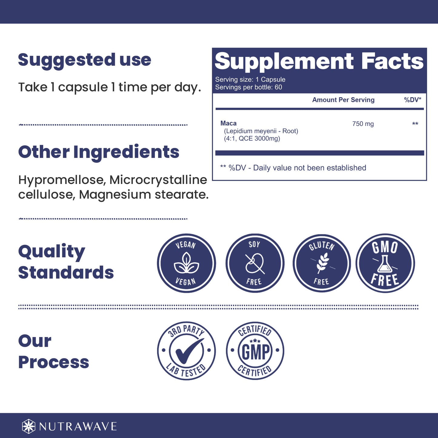 
                  
                    Black Maca Capsules - 750mg
                  
                